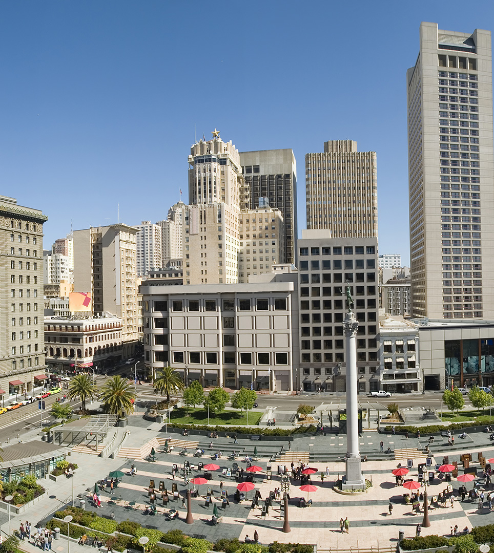 Union Square is one of the best places to shop in San Francisco